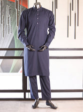 Royal Fashion Plain Wash & Wear Kurta Pajama For Men RF25BCN RESHAM-NB